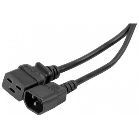 C14 to C19 power cord Black- 2 m