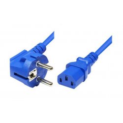 AC Power cord 2 P + GND Blue- 1.80 m