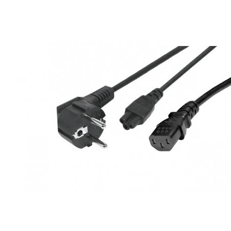 Power Y cord Black- C13 C5 - 1.80 m