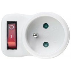 1 WAY FRENCH SOCKET W/ SWITCH