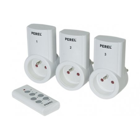 Ac socket with remote controller set of 3
