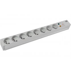 POWER STRIP + SURGE PROT-8 PC