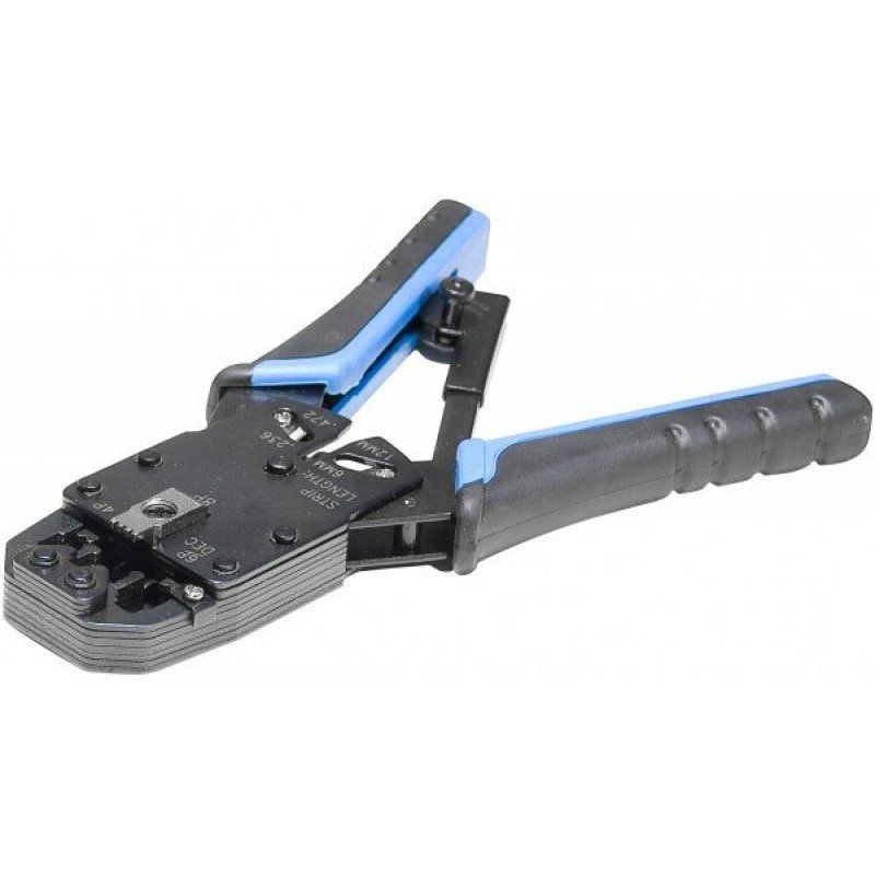 RJ9-11-12-45 crimping tool ratchet type
