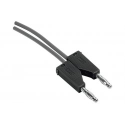 Black banana plug patch cord