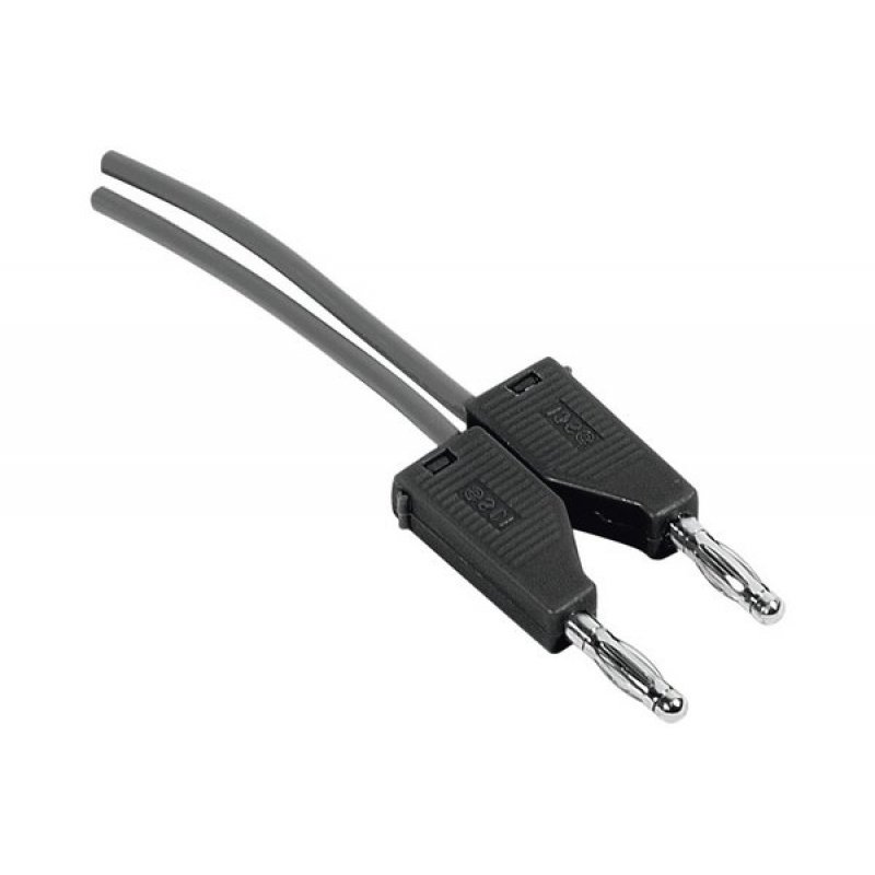 Black banana plug patch cord