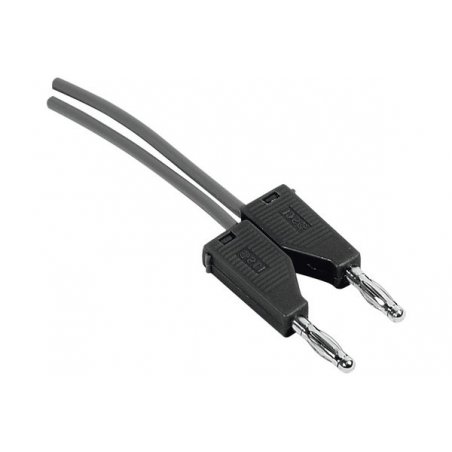 Black banana plug patch cord