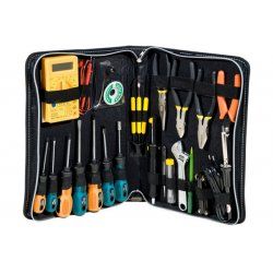 Tool case with digital multimeter