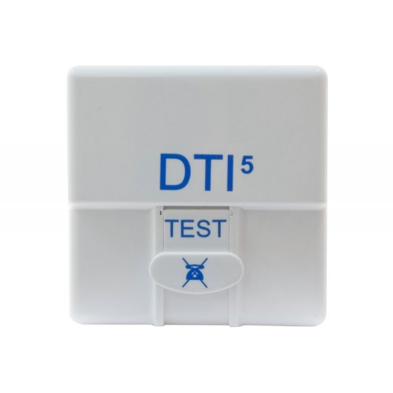 Boitier dti 5 lignes téléphoniques sur rail din
