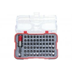 Screwdriver set with 62 tips