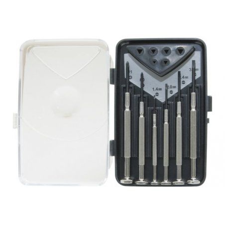 6-Piece screwdriver set for electrotechnicians