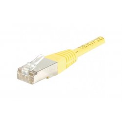 Cat6 RJ45 Patch cable F/UTP yellow - 0.3 m