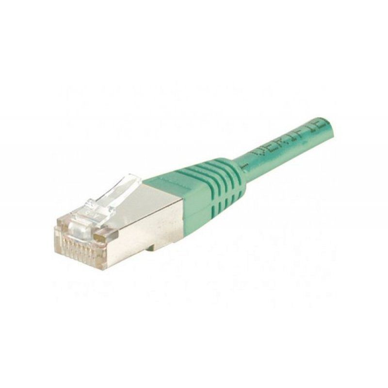 Cat6 RJ45 Patch cable F/UTP green - 0.15 m