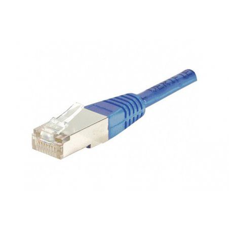 Cat6 RJ45 Patch cable F/UTP blue - 0.3 m
