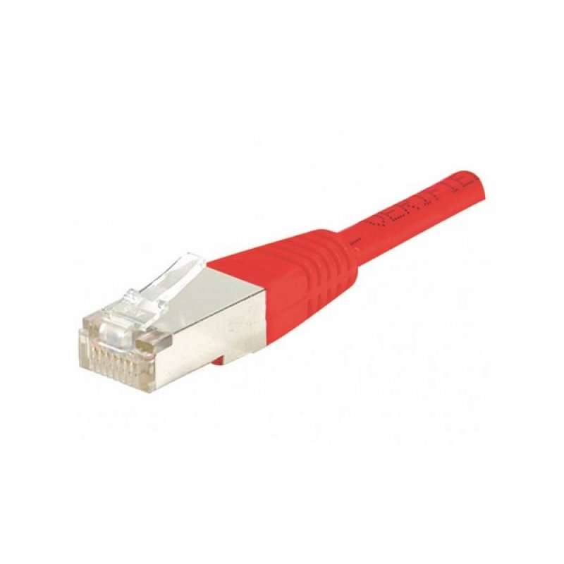 Cat6 RJ45 Patch cable F/UTP red - 0.15 m