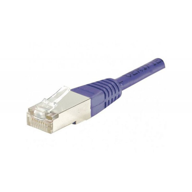 Cat6 RJ45 Patch cable F/UTP purple - 0.3 m