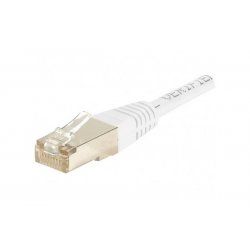 Cat6 RJ45 Patch cable F/UTP white - 0,3 m