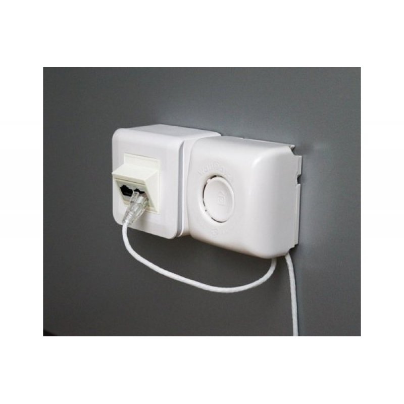 WALLPATCH Cat6A RJ45 Patch cable U/FTP - 4m