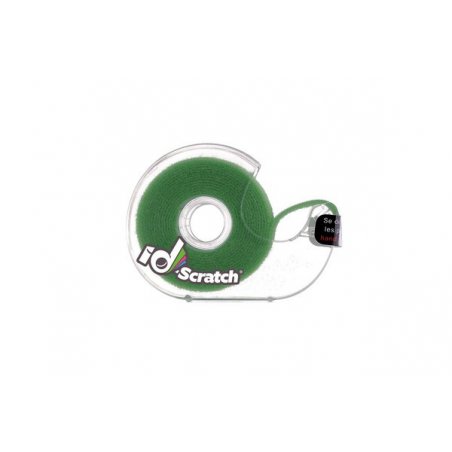 ID SCRATCH PRE-CUT CABLE TIES GREEN 2M
