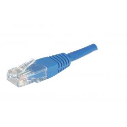 Cat5e RJ45 Patch cable U/UTP blue - 0,5 m