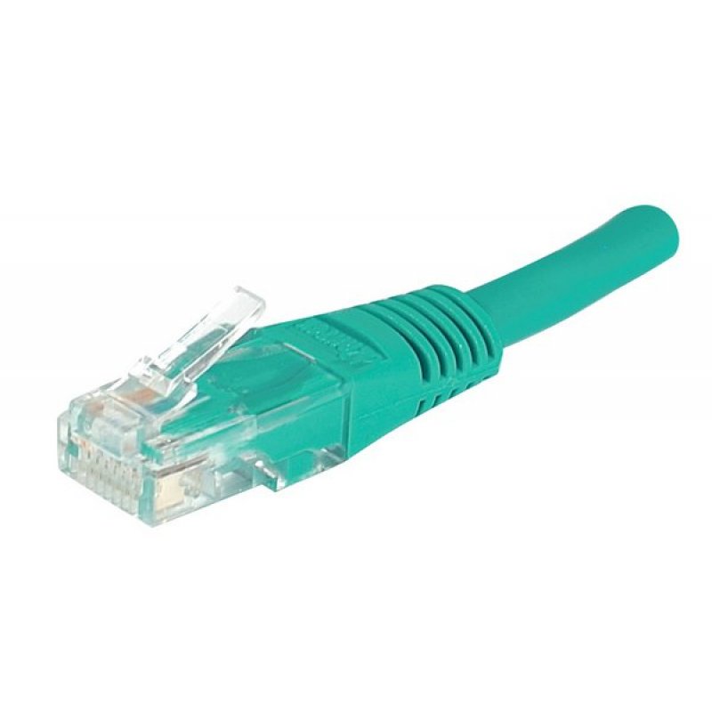 Cat5e RJ45 Patch cable U/UTP green - 1 m