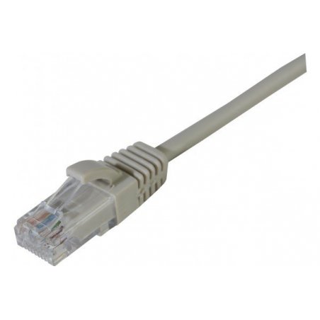 DEXLAN Cat6 RJ45 Patch cable U/UTP LSZH snagless grey - 1 m
