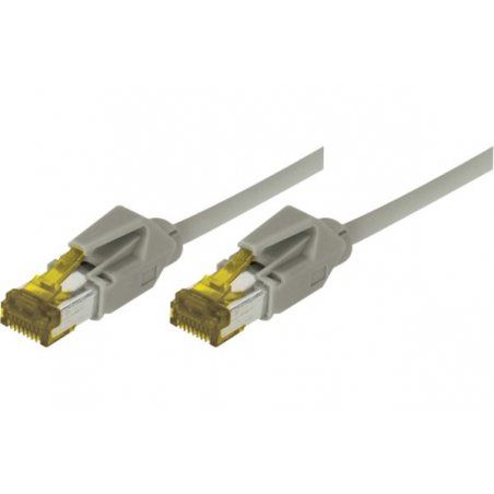 RJ45 Patch on Cat7 cable S/FTP LSZH snagless grey - 1 m