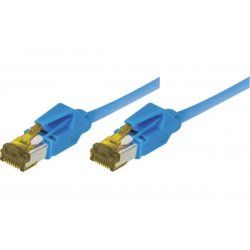 RJ45 Patch on Cat7 cable S/FTP LSZH snagless blue - 10 m