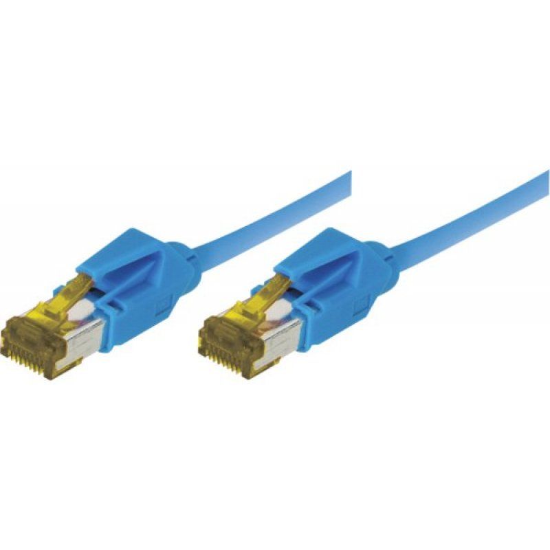 RJ45 Patch on Cat7 cable S/FTP LSZH snagless blue - 10 m