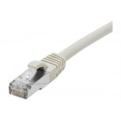 Cat6A RJ45 Patch cable F/UTP LSZH snagless grey - 0,3 m