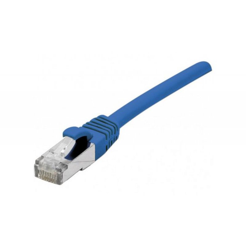 Cat6 RJ45 Patch cable F/UTP LSZH SNG blue - 0,15 m