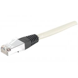 Cat6 RJ45 Patch cable S/FTP LSZH POE snagless grey - 1 m