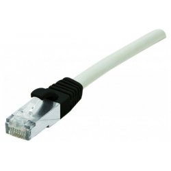Cat6 RJ45 Patch cable S/FTP LSZH POE snagless grey - 3 m