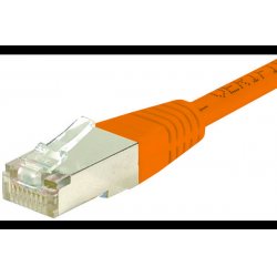 Cat6 RJ45 Patch cable F/UTP orange - 25 m