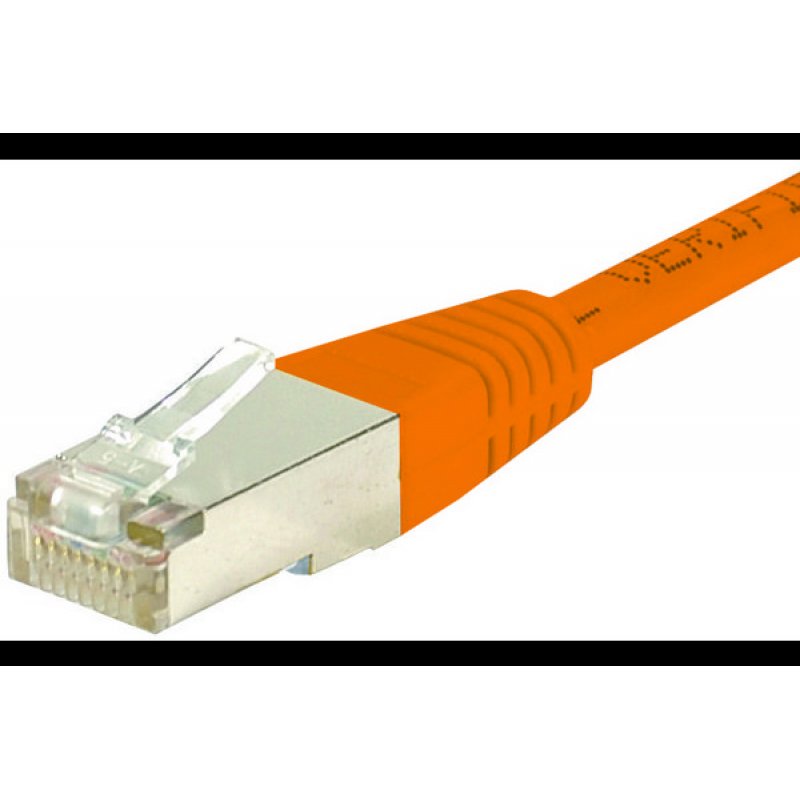 Cat6 RJ45 Patch cable F/UTP orange - 25 m