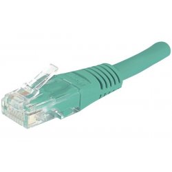 Cat5e RJ45 Patch cable U/UTP green - 0,3 m