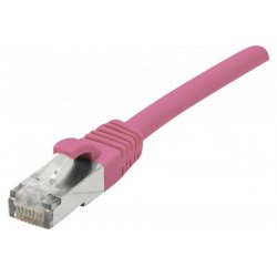 Cat6 RJ45 Patch cable F/UTP LSZH snagless pink - 10 m