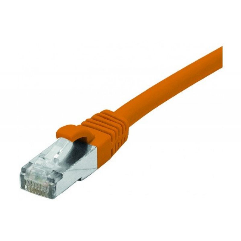 DEXLAN Cat6A RJ45 Patch cable S/FTP LSZH snagless orange - 0,5 m