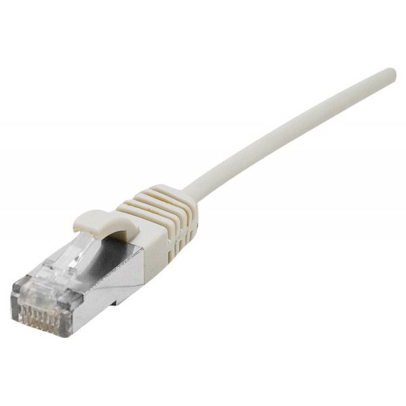 DEXLAN Cat6A RJ45 Patch cable S/FTP LSZH snagless grey - 0,3 m