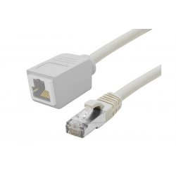 CAT6A S/FTP EXTENSION PATCH CORD GREY 5M