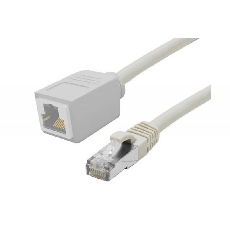 CAT6A S/FTP EXTENSION PATCH CORD GREY 10M