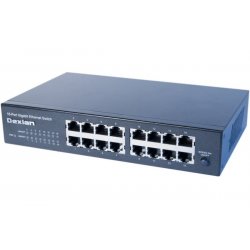 DEXLAN switch 16 ports gigabit rackmount 10" & 19"