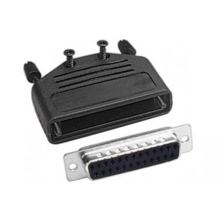 Kit DB-25 female connector with cover