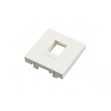Wallplate for 1 x keystone- 45 x 45 mm