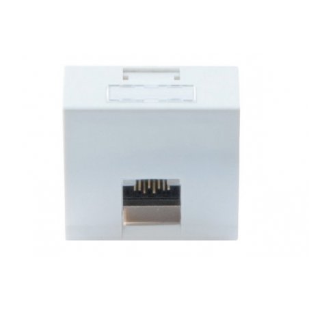 DEXLAN 1 port RJ45 CAT.6 STP inclined face plate
