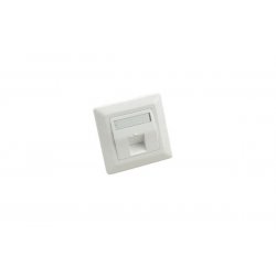 Wallplate 80x80 1 keystone port