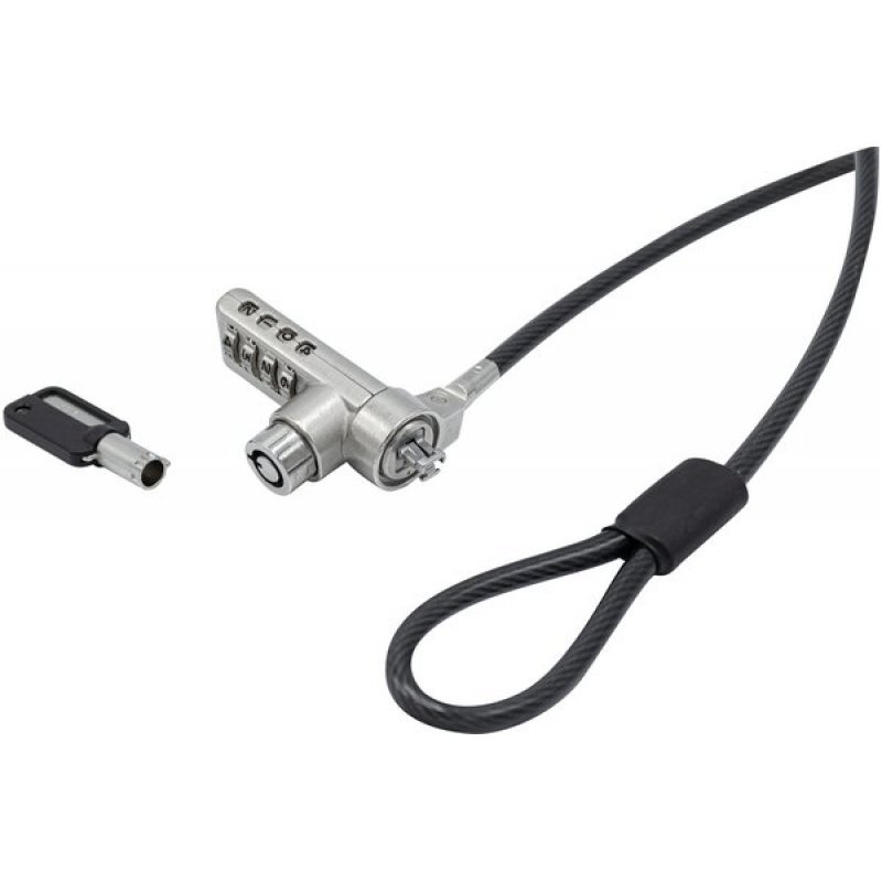 DACOMEX ANTIVOL NOTEBOOK K-LOCK COMBO CODE+KEY W/MASTER KEY