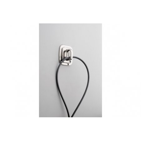 DACOMEX Anti theft system metal plate with screws