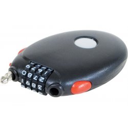 Keylock with Retractable Cable and  Key Code