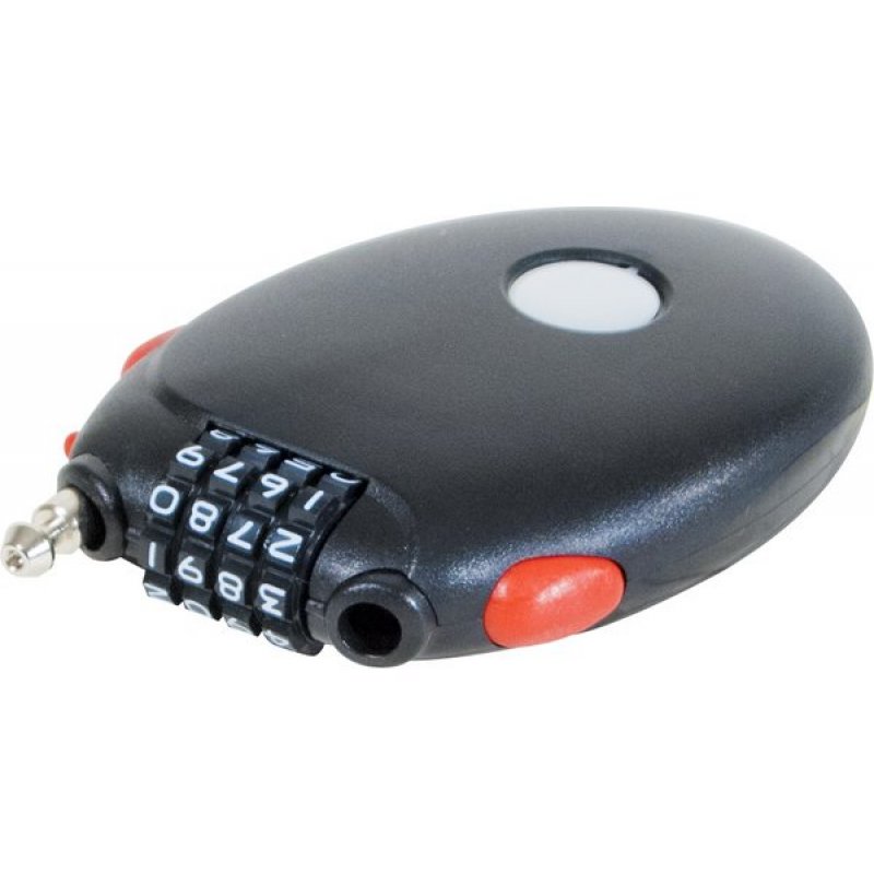 Keylock with Retractable Cable and  Key Code