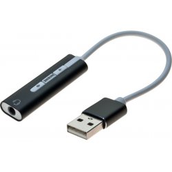 Usb type a to 3.5mm 2-in-1 audio adapter